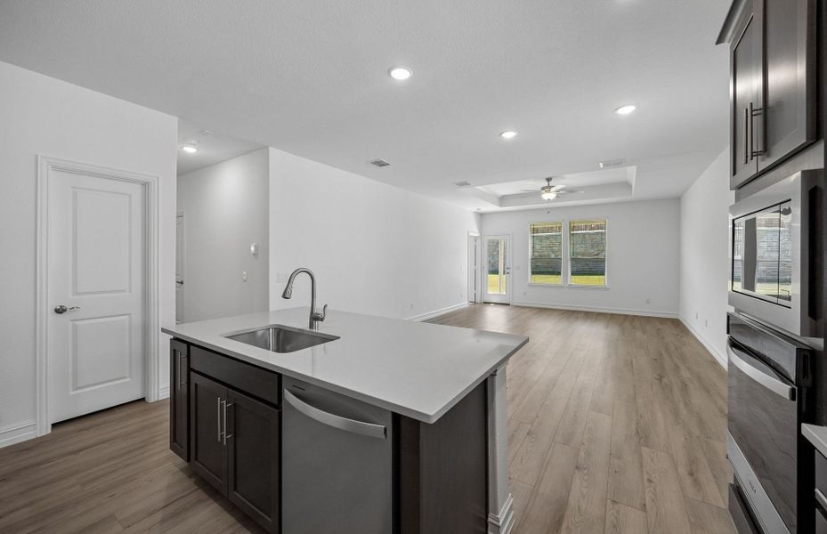 Furnished interior view inside a new home in Rosemary Fields, Godley (Image 8).