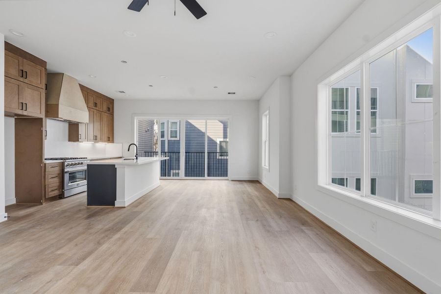 Furnished interior view inside a new home in , Houston (Image 6). Furnished interior view inside a new home in , Houston (Image 6).