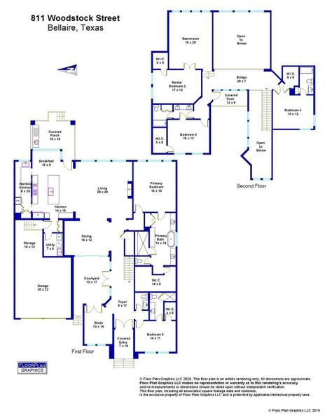 SEE the Floor Plan (pdf attached) Superb layout and fine finishes show off clean, tasteful design & thoughtful functionality.