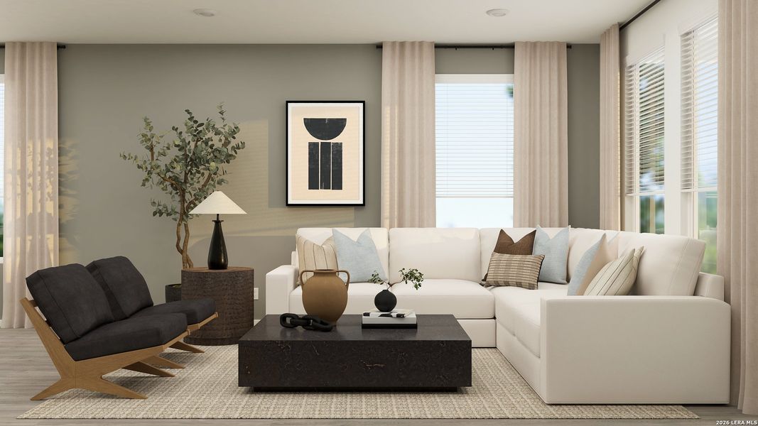 Furnished interior view inside a new home in , San Antonio (Image 10).