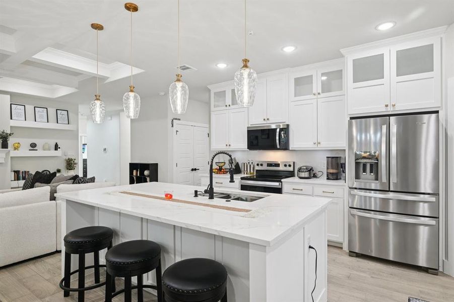 Furnished interior view inside a new home in , Granbury (Image 10).
