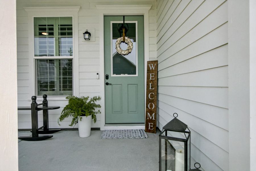 Exterior details and patio area of a home in , Summerville (Image 3). Exterior details and patio area of a home in , Summerville (Image 3).