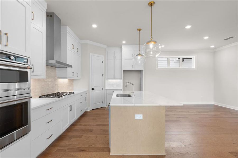 Furnished interior view inside a new home in Promenade at Sawnee Village, Cumming (Image 16).