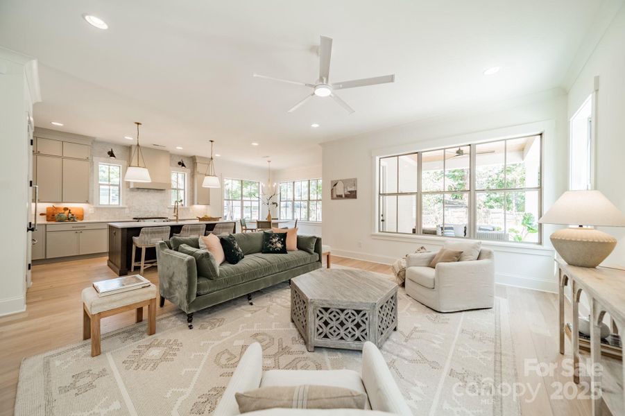 Furnished interior view inside a new home in , Charlotte (Image 8).