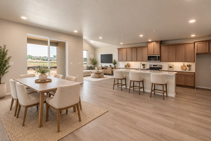 Furnished interior view inside a new home in Prairie Song, Windsor (Image 7).