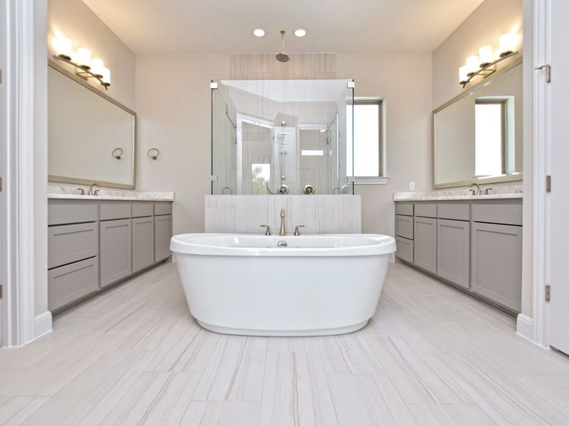 Representative furnished interior of a home built from the Siena III by Giddens Homes in Clearwater Ranch, Liberty Hill (Image 145).