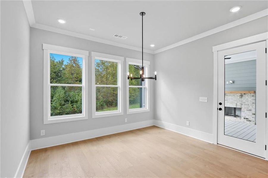 Spacious, unfurnished interior of a new home in Old Town Estates, Dacula (Image 69).