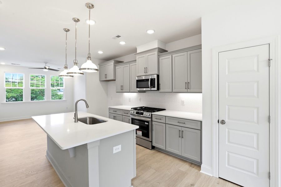 Representative furnished interior of a home built from the The Lofton by RobuckHomes in Downtown Wilmington Collective, Wilmington (Image 12).