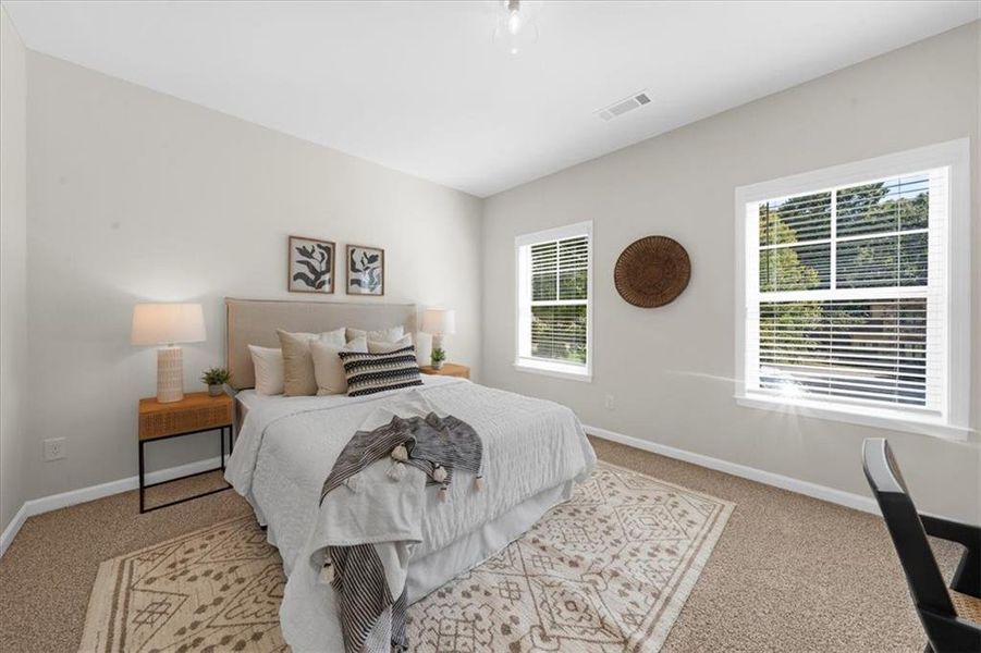 Furnished interior view inside a new home in , Flowery Branch (Image 6).