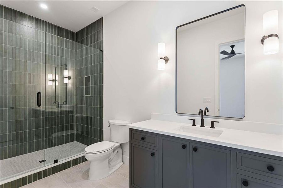 Furnished interior view inside a new home in , Brookhaven (Image 57).