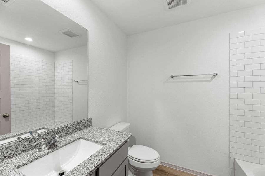 Furnished interior view inside a new home in Springwood, Beaumont (Image 18).