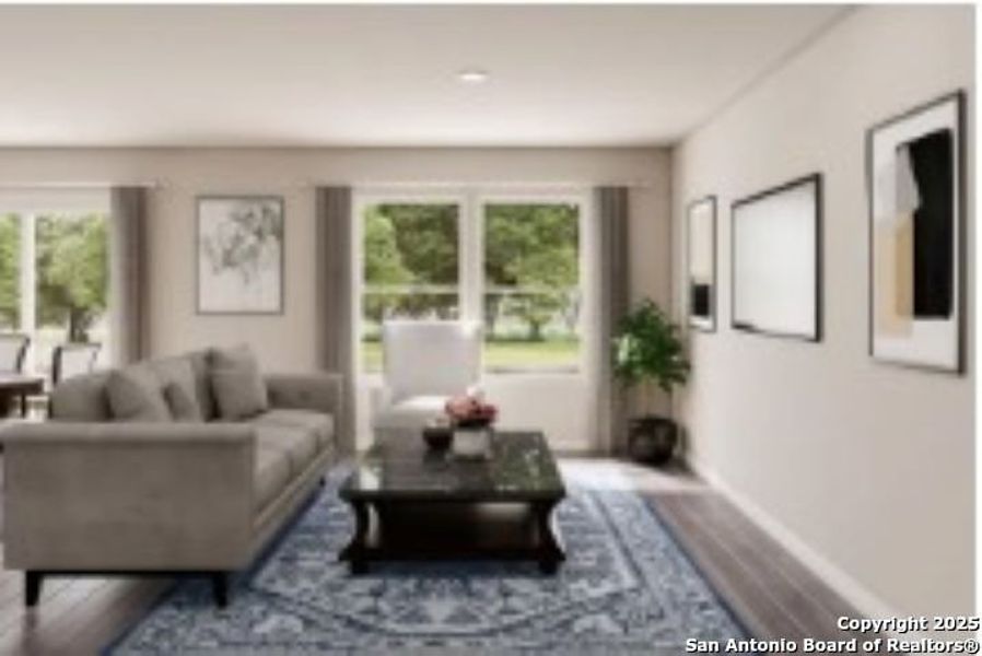 Furnished interior view inside a new home in Las Colinas, Kenedy (Image 9).