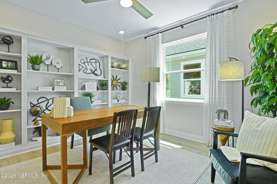 Furnished interior view inside a new home in Brookestone, St. Augustine (Image 11).