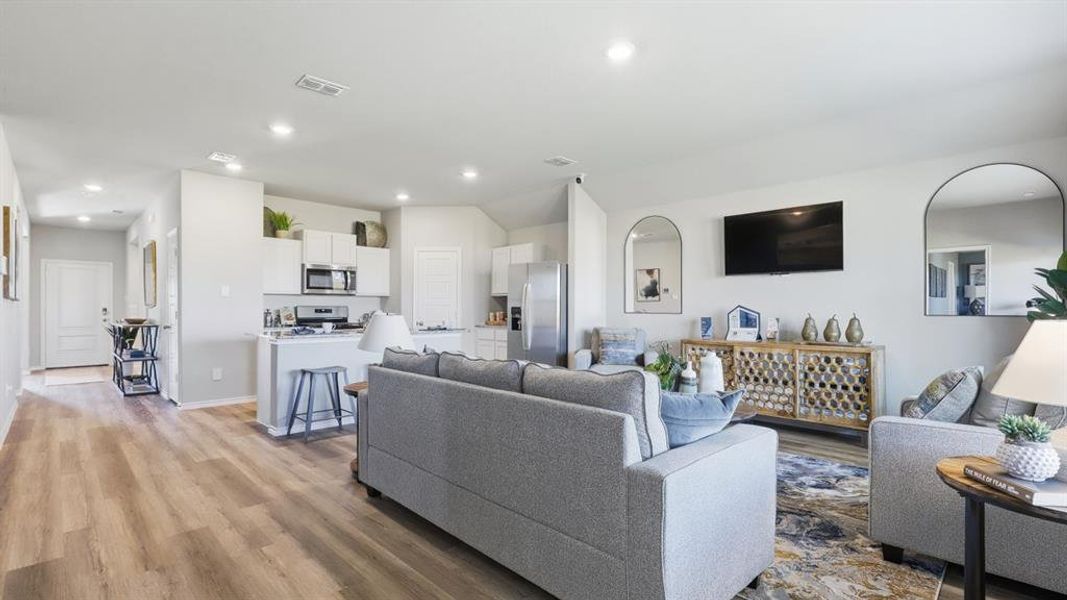 Furnished interior view inside a new home in Townes Landing, Fort Worth (Image 29).