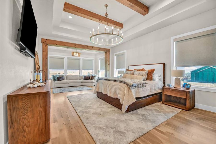 Furnished interior view inside a new home in , Aledo (Image 6).