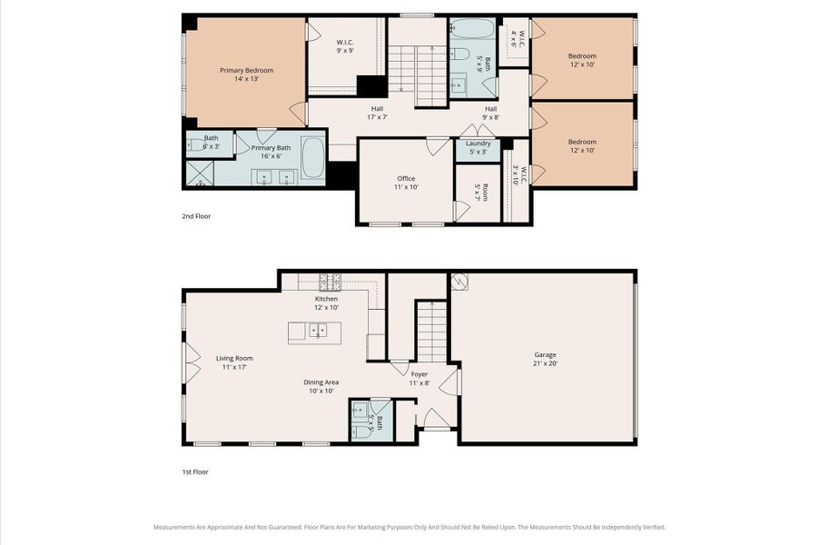 2D floor plan layout of this home in , Houston, TX (Image 4).