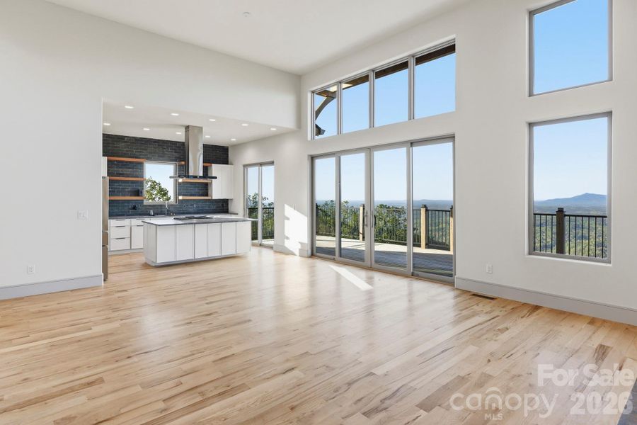 Spacious, unfurnished interior of a new home in , Lake Lure (Image 25).