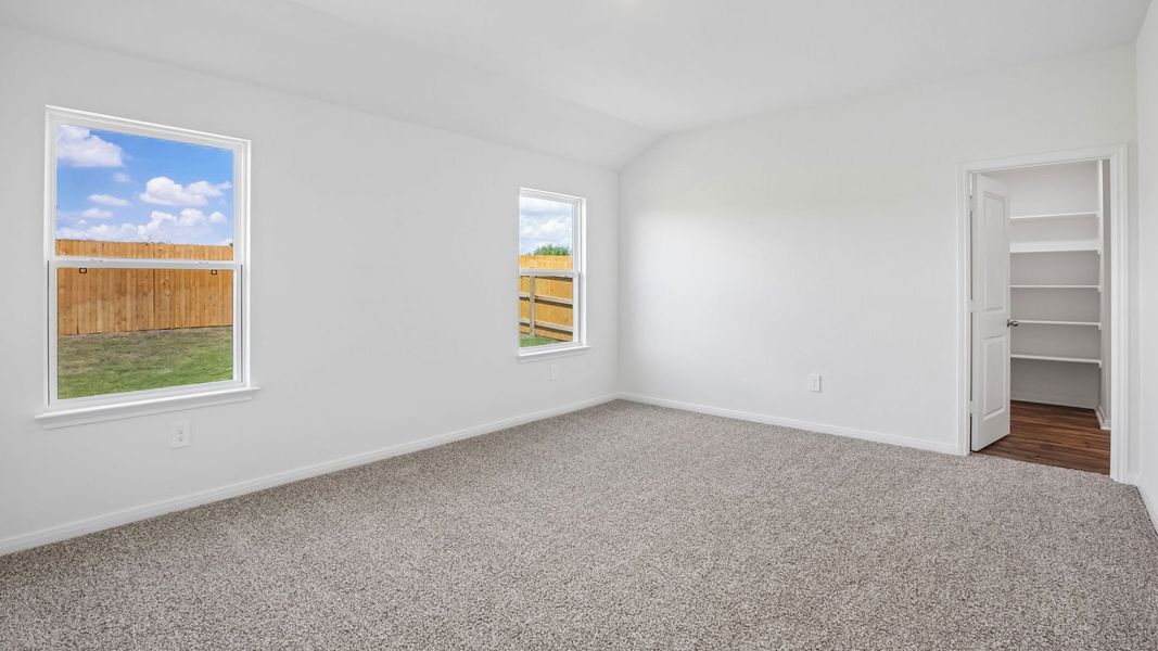 Spacious, unfurnished interior of a new home in Prairie Lakes, Buda (Image 45).
