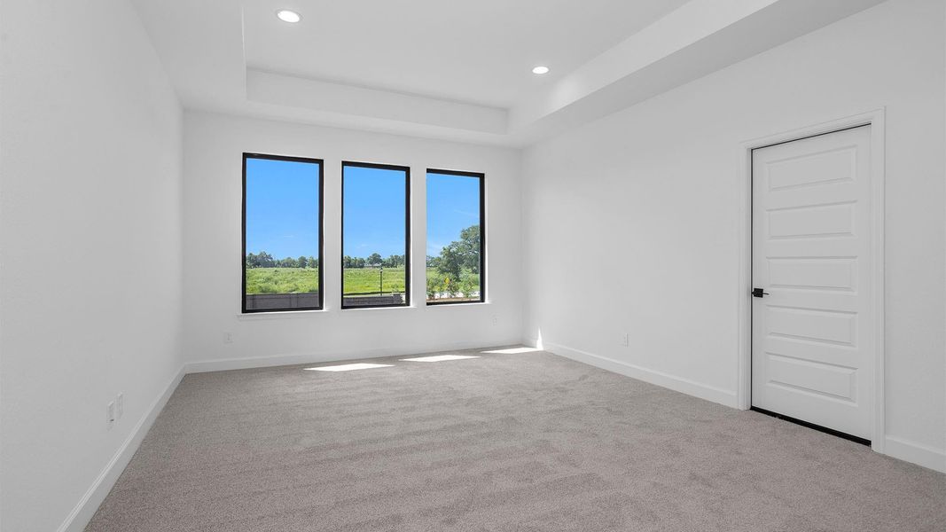 Spacious, unfurnished interior of a new home in Sienna, Missouri City (Image 8). Spacious, unfurnished interior of a new home in Sienna, Missouri City (Image 8).