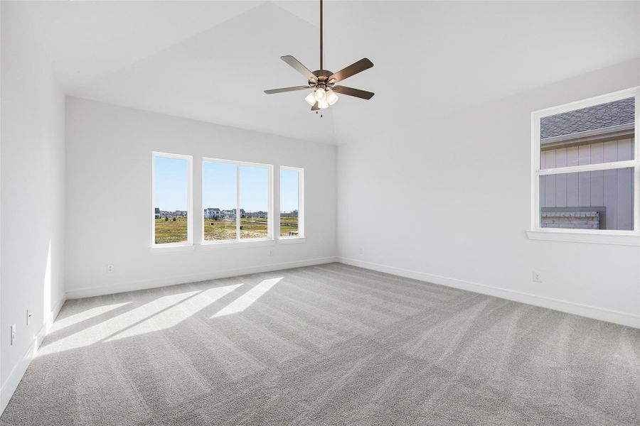 Spacious, unfurnished interior of a new home in Bridgeland Central, Cypress (Image 28). Spacious, unfurnished interior of a new home in Bridgeland Central, Cypress (Image 28).