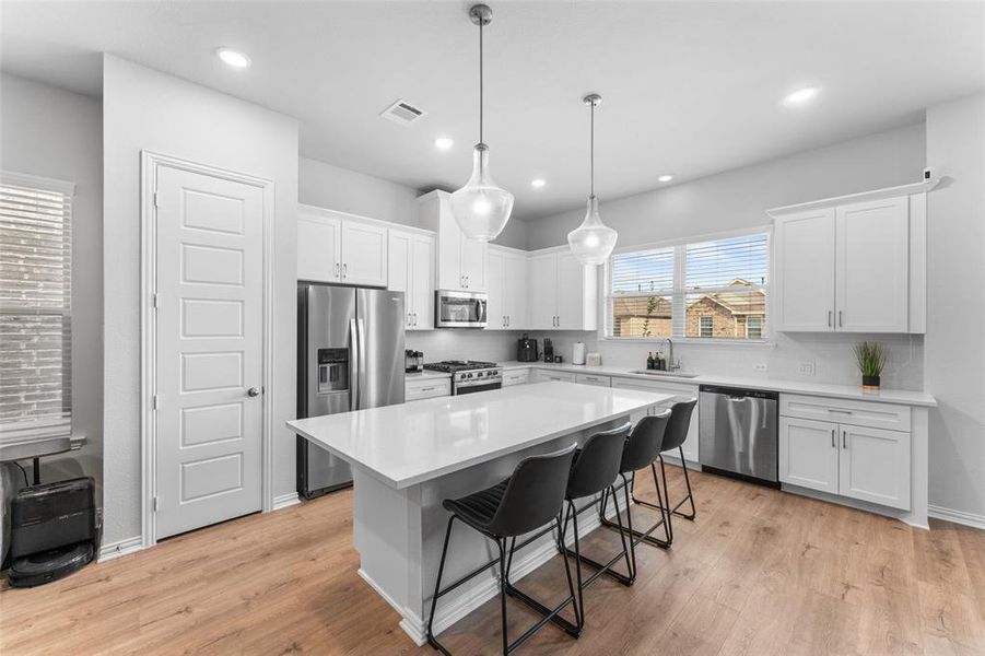 Furnished interior view inside a new home in Tenison Village at Buckner Terrace, Dallas (Image 13). Furnished interior view inside a new home in Tenison Village at Buckner Terrace, Dallas (Image 13).