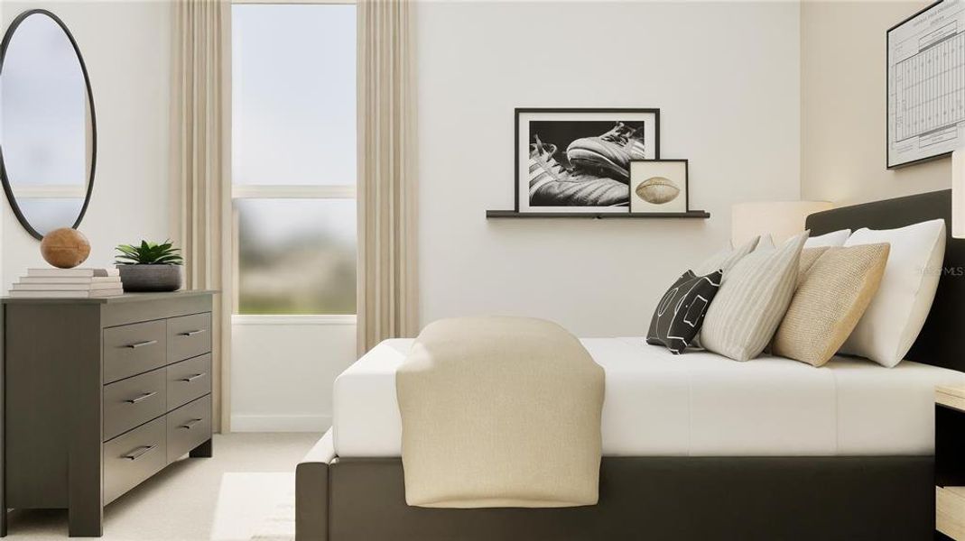 Furnished interior view inside a new home in , Clermont (Image 13).