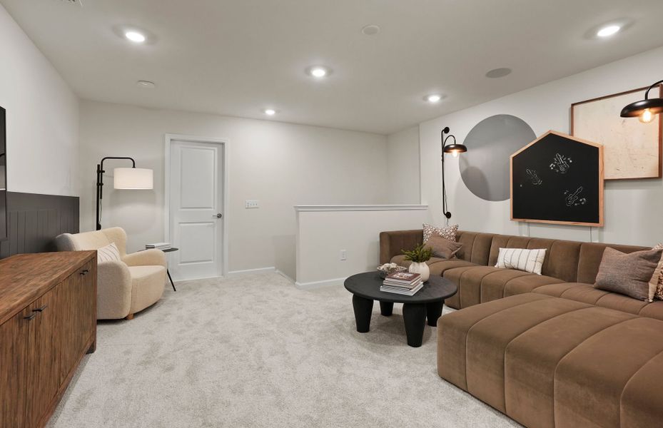 Representative furnished interior of a home built from the Bedrock by Pulte Homes in The Retreat at Carolina Ridge, Harrisburg (Image 58).