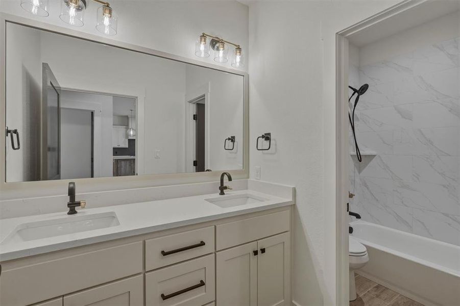 Furnished interior view inside a new home in , Tolar (Image 15). Furnished interior view inside a new home in , Tolar (Image 15).