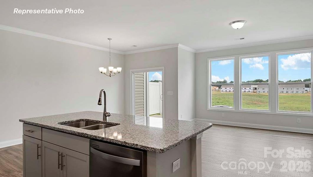 Furnished interior view inside a new home in Skybrook Corners, Huntersville (Image 10).
