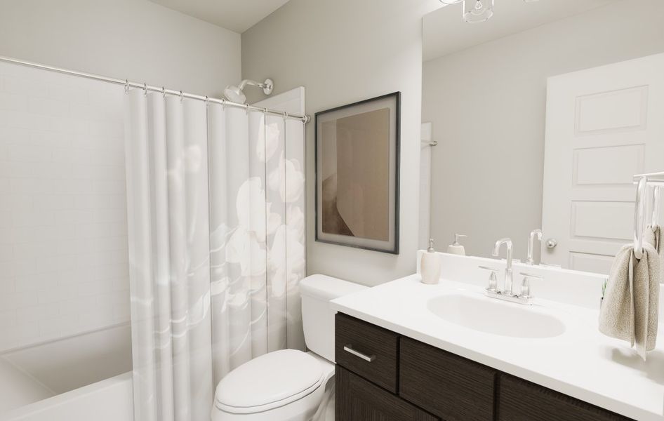 Furnished interior view inside a new home in Anderson Park, Hendersonville (Image 11).