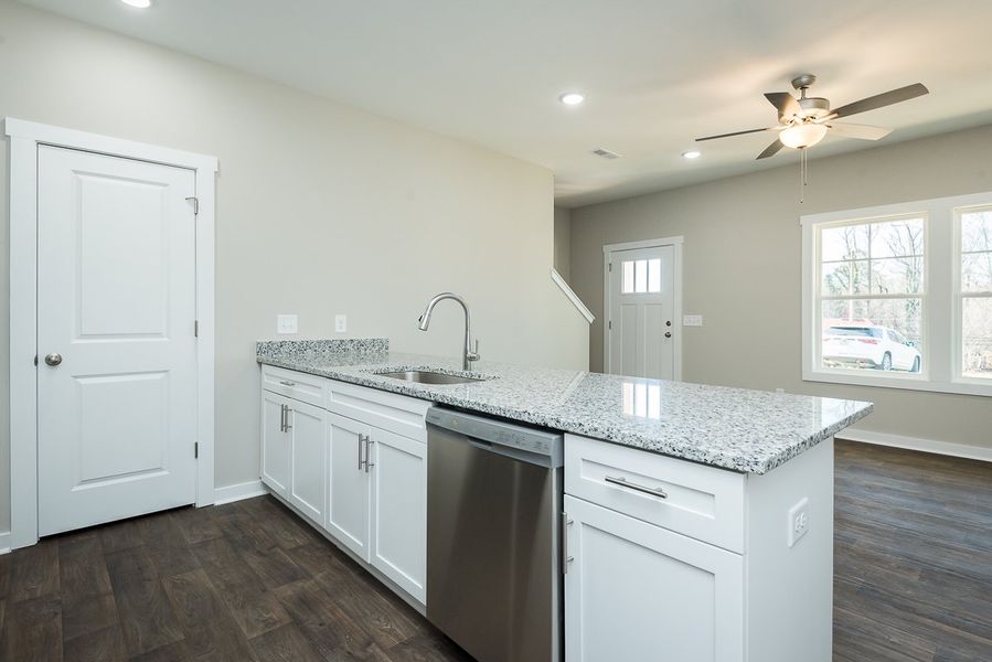 Representative furnished interior of a home built from the TH 1442 INT by Foundation Home Builders LLC in Stokesburg Road Townhomes, Walnut Cove (Image 5).