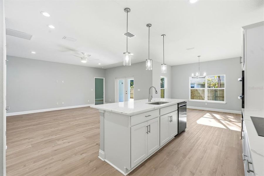 Furnished interior view inside a new home in , New Smyrna Beach (Image 9).