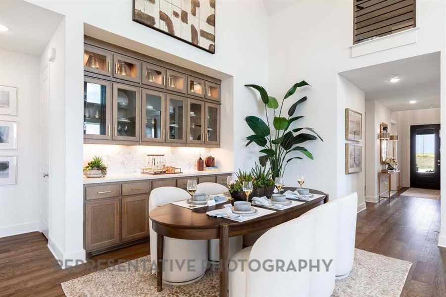 Furnished interior view inside a new home in Sonoma Verde: 60ft. lots, McLendon-Chisholm (Image 20).