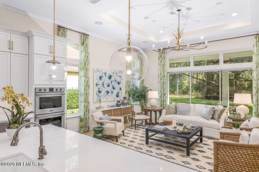Furnished interior view inside a new home in , Fernandina Beach (Image 9).
