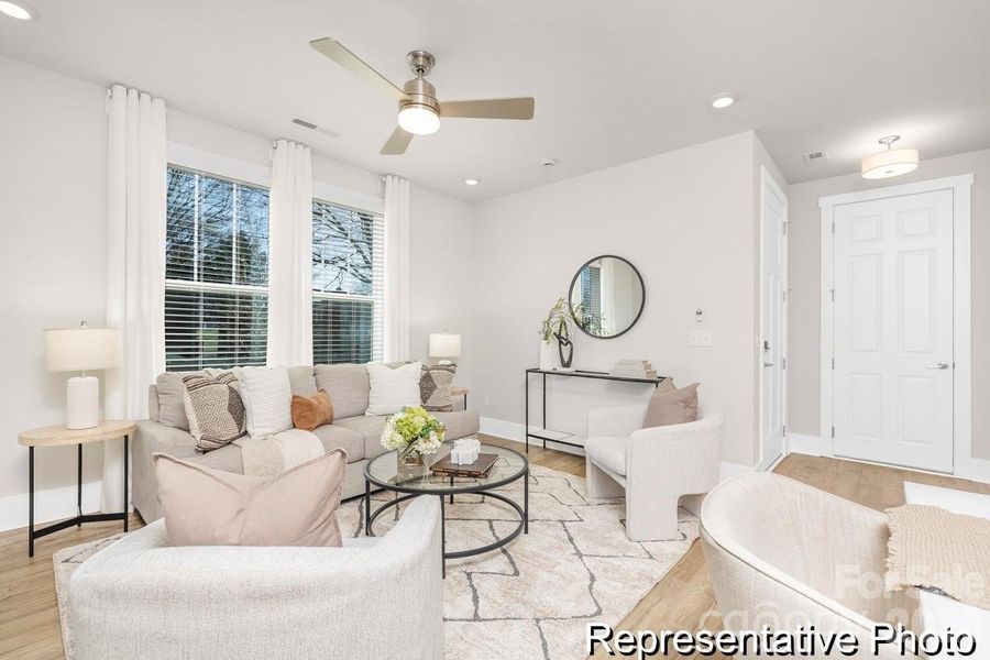 Furnished interior view inside a new home in Beaver Creek, Statesville (Image 11).