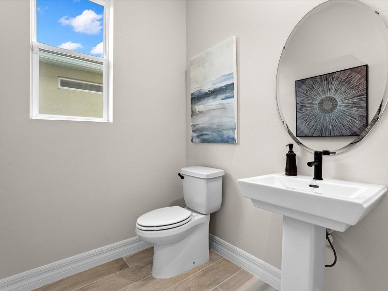 Representative furnished interior of a home built from the Voyageur by Mattamy Homes in Crosswind Ranch, Parrish (Image 11).