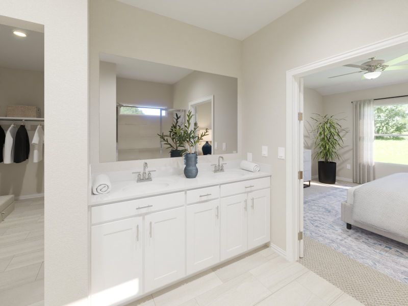 Furnished interior view inside a new home in River Ridge, Crandall (Image 7). Furnished interior view inside a new home in River Ridge, Crandall (Image 7).