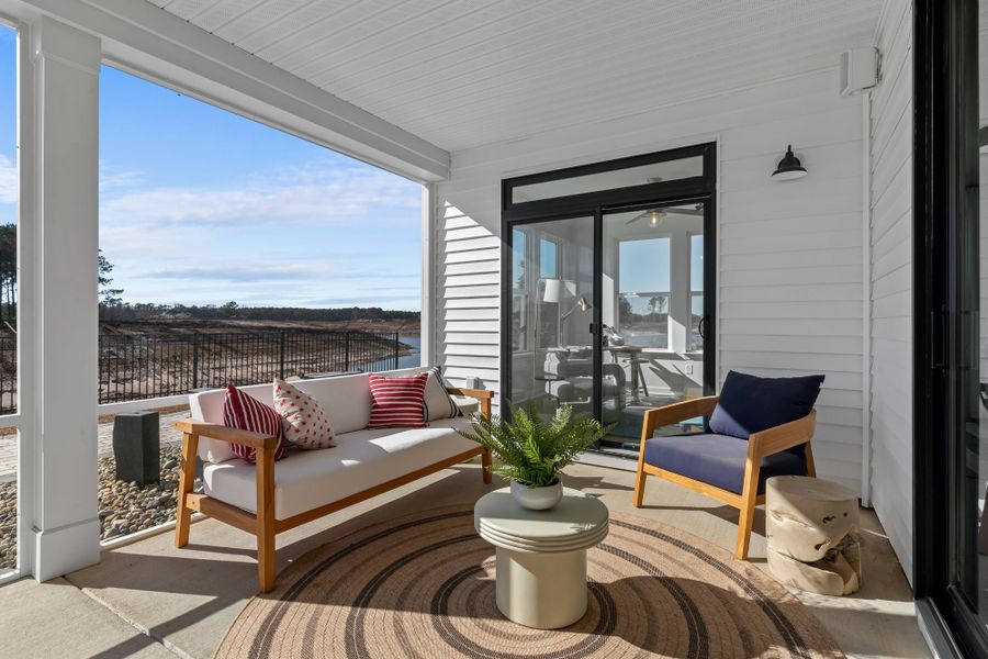 Representative exterior details of a home built from the The Surfrider by Chesapeake Homes in Coastal Club of the Carolinas, Calabash (Image 3).