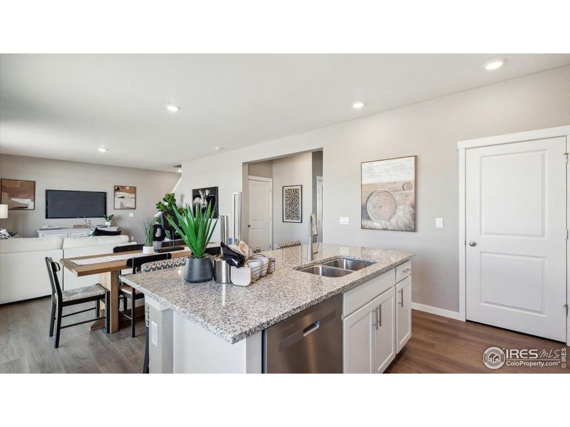 Furnished interior view inside a new home in Vista Meadows, Fort Lupton (Image 10).