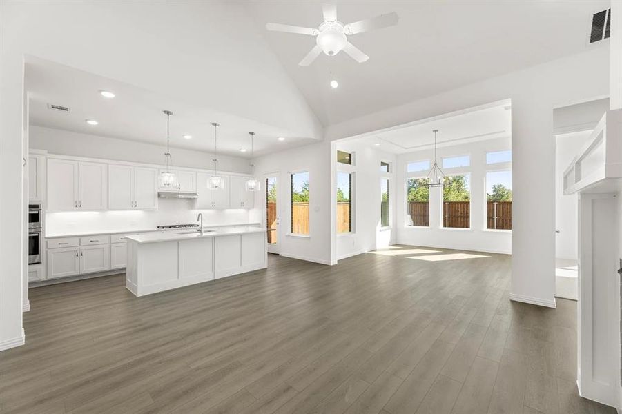 Open Kitchen-Living-Dining Room featuring the Timeless Collection Open Kitchen-Living-Dining Room featuring the Timeless Collection