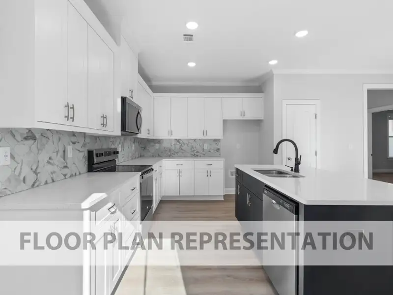 Representative furnished interior of a home built from the Finch by Ivey Homes in Tillery Park, Grovetown (Image 11). Representative furnished interior of a home built from the Finch by Ivey Homes in Tillery Park, Grovetown (Image 11).