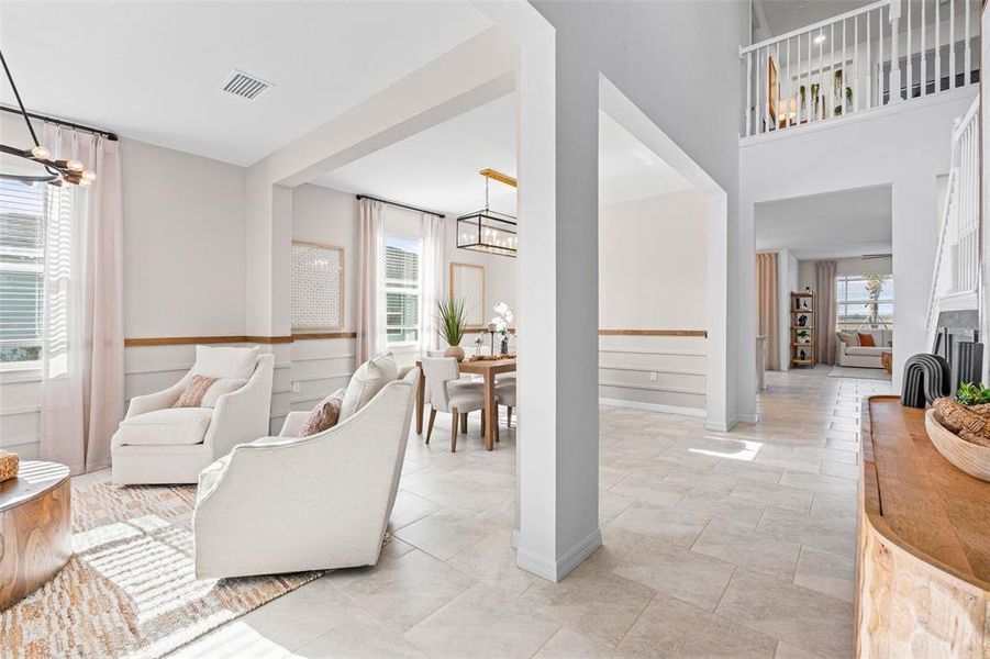 Furnished interior view inside a new home in Rye Ranch: Executive Homes, Parrish (Image 4).