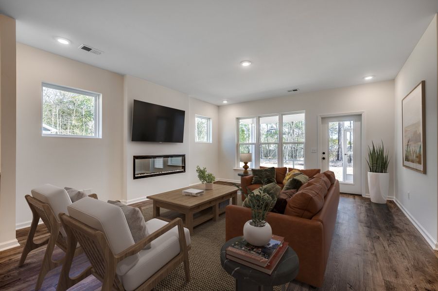 Representative furnished interior of a home built from the Hickory by Beazer Homes in Northbrook, Murrells Inlet (Image 12). Representative furnished interior of a home built from the Hickory by Beazer Homes in Northbrook, Murrells Inlet (Image 12).