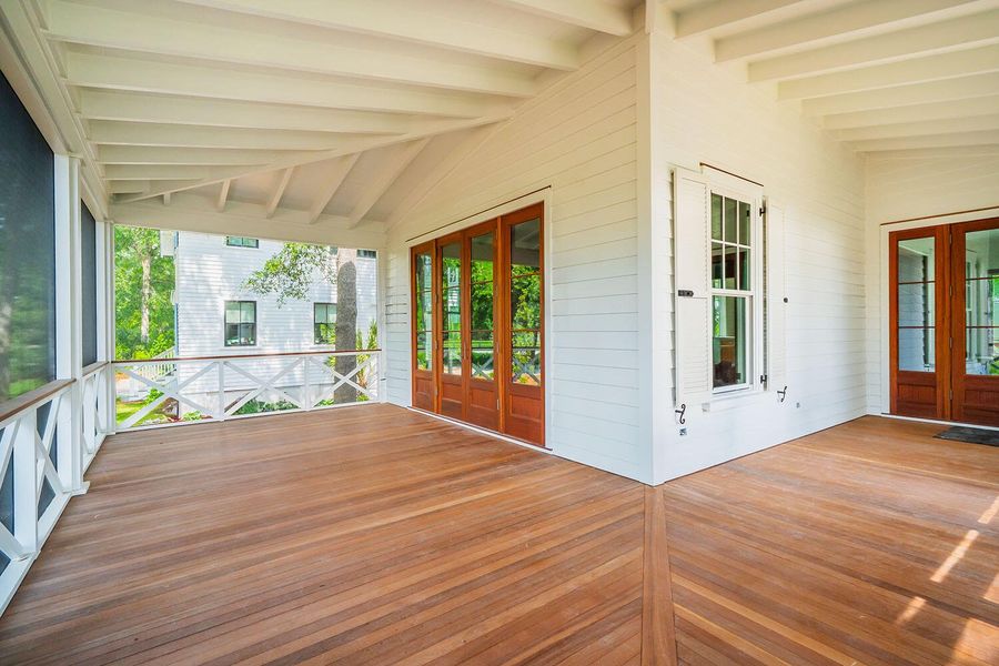 Exterior details and patio area of a home in , Johns Island (Image 10). Exterior details and patio area of a home in , Johns Island (Image 10).