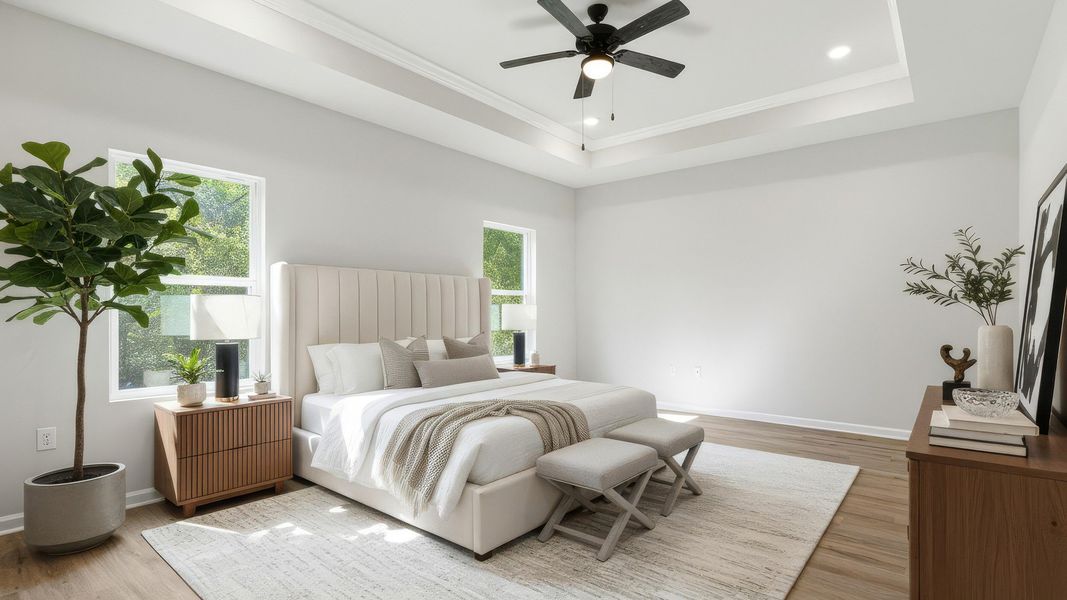 Furnished interior view inside a new home in Greystone, Crawfordville (Image 10).