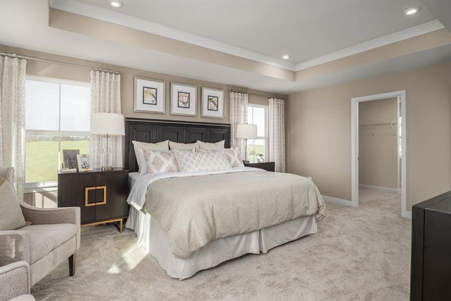 Representative furnished interior of a home built from the Saint Lawrence by Ryan Homes in Muirwood, Murfreesboro (Image 20).