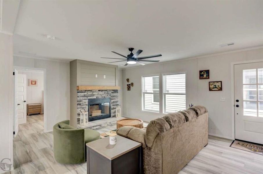 Furnished interior view inside a new home in , Ellijay (Image 10). Furnished interior view inside a new home in , Ellijay (Image 10).