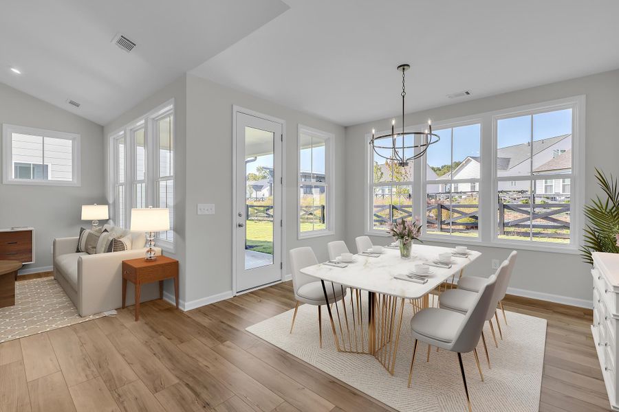 Furnished interior view inside a new home in Social Circle, Chattanooga (Image 5).