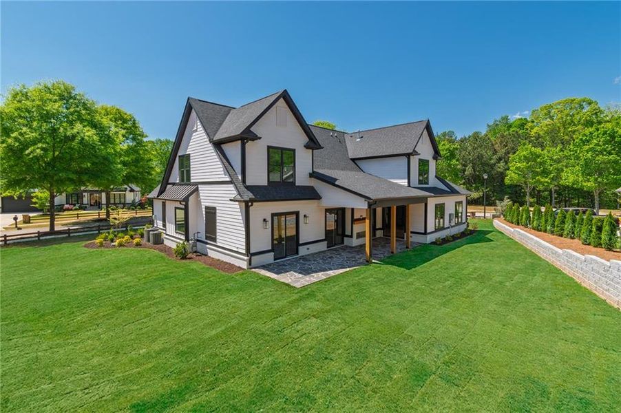 Front exterior of a new home in , Gainesville, GA, highlighting curb appeal (Image 29).