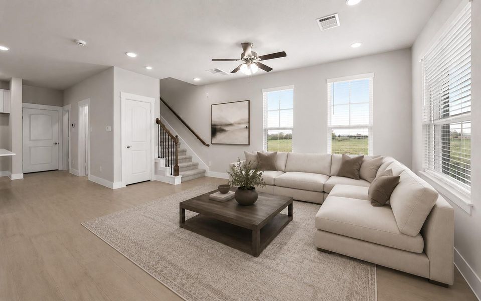 Virtually Staged Family/Living Room Virtually Staged Family/Living Room